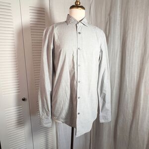 Hugo Boss Dress Shirts Size M Modern Grey Quiet Luxury Old Money Designer Shirt